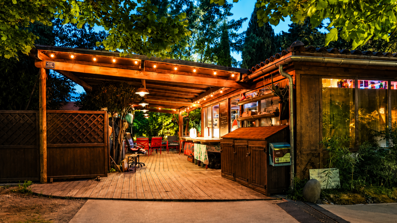 Terrasse de nuit